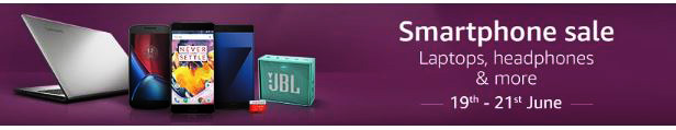 Amazon Smartphone Sale - June 19th to 21st